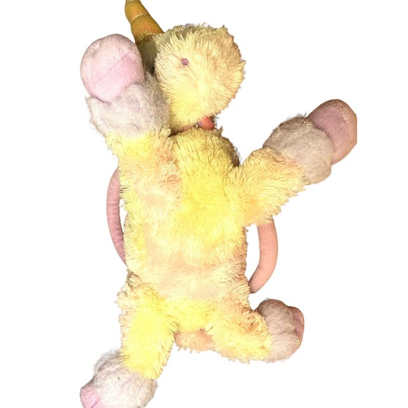 Vtg Girls Unicorn Plush Purse Bag Stuffed Animal Purple Multicolored P3 - Picture 7 of 7